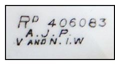 A J Potts backstamp