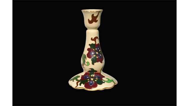 Faience_Candlestick